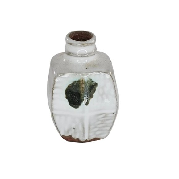 Miniature Redware Pottery Vase Figurine Tiny Small Kitsch Cute 1.5" - Picture 2 of 8